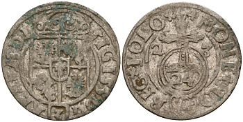 Польша 3 полкера (3 полторака - 1 крейцер) 1623 Сигизмунд III Ваза (1587-1632) Gorecki B.23 серебро 4160-113