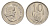 ЮАР 10 центов 1965 Ян ван Рибек (1619-1677), Suid Africa, легенда на африкаанс, цветок алоэ KM 68.2 никель 4702-453