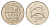 Исландия 5 крон 1981 дельфины KM 28 медно-никель UNC 4591-247
