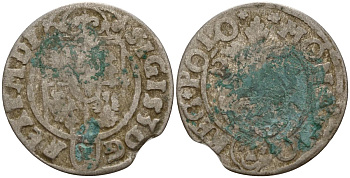 Польша 3 полкера (3 полторака - 1 крейцер) ND (1620-1627) Сигизмунд III Ваза (1587-1632) KM 41 серебро 4158-824