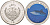Палау 1 доллар 2008 серия вымирающие виды, синяя акула, цветная эмаль KM 201 медно-никель PROOF M39-01