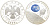 Россия 3 рубля 2009 Исследование Луны Y 1159 серебро PROOF 11-255-24