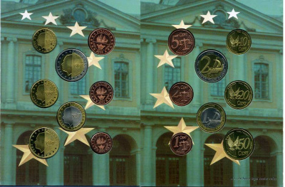Швеция набор из 8 европробников 2003 в оригинальном буклете UNC 5-6-3-04