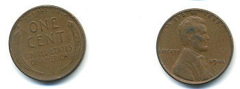 США 1 ЦЕНТ 1941 ЛИНКОЛЬН KM 132 бронза 93-1114