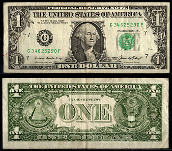 США 1 доллар 1985 Pick 474 бумага 7221-60-3-1