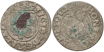 Польша 3 полкера (3 полторака - 1 крейцер) 1625 Сигизмунд III Ваза (1587-1632) Gorecki B.25, KM 41 серебро 4160-156