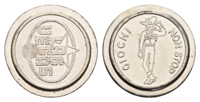 США, Лас-Вегас жетон для равлечений диаметр 24 мм, вес 5,5 гр нержавеющая сталь 4670-834