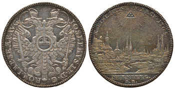 Нюрнберг 1 талер 1765 SR, Жозеф II KM 350, Dav. 2494 серебро 00-000-00