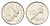 Фиджи 10 центов 2012 Елизавета II (1952-2022), булава KM 333 сталь плакированная никелем UNC 4697-738