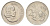 ЮАР 20 центов 1965 Ян ван Рибек (1619-1677), South Africa, легенда на английском, цветок протея KM 69.1 никель 4706-652