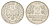 ФРГ 2 марки 1951 J, год-тип KM 111, J. 386 медно-никель 1521-1641