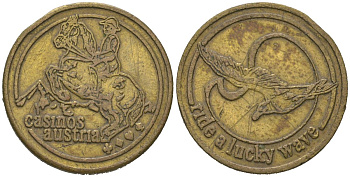 Австрия жетон для казино ND casinos Austria латунь 4604-1122