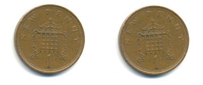 Великобритания 1 пенни 1979 Елизавета II (1952-2022) КМ 915, Spink B1 бронза 177-1117