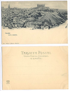 ИСПАНИЯ ТОЛЕДО ОБЩИЙ ВИД - до 1917 153-9-21