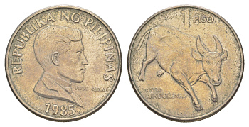 Филиппины 1 писо 1985 KM 243.1 медно-никель 4646-851