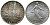 Франция 1 франк 1918 сеятель KM 844.1, Le Franc 217.24 серебро UNC 259-657
