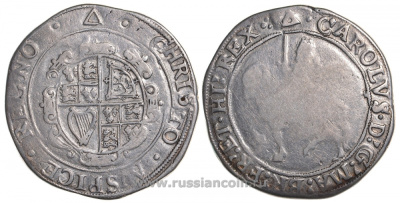 Англия 1/2 кроны 1625-1649 Карл (Чарльз) I серебро 00-000-00