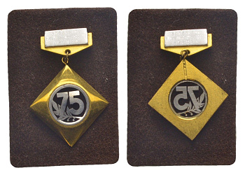 Россия значок "75-летие Экспертно-криминалистическая служба" 1994 1066-8-14