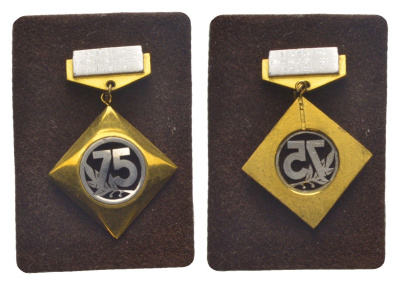 Россия значок "75-летие Экспертно-криминалистическая служба" 1994 1066-10-54