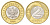 Польша 2 злотых 1994 MW KM 283 биметалл UNC 4701-118