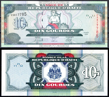 Гаити 10 гурдов 2004 Pick 265 b бумага UNC (пресс) 8615-63-3-2