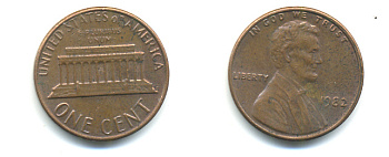 США 1 ЦЕНТ 1982 ЛИНКОЛЬН KM 201 медь цинк 86-134