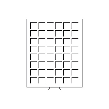 Бокс для монет на 48 ячеек диаметром до 30 мм. Leuchtturm. 322045 (1)