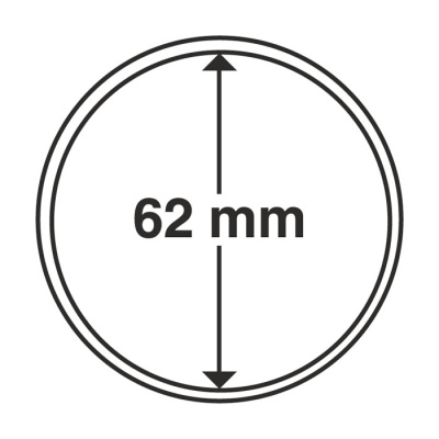 Капсулы круглые – 62 мм, упаковка 10 шт. Leuchtturm. 316145