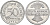 Германия 50 пфеннигов 1921 A KM 27, J.301, Weege 10 алюминий UNC 4584-837