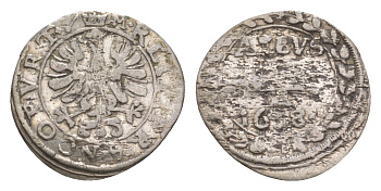 Франкфурт 1 альбус 1680 KM 108.2 серебро 1515-1014