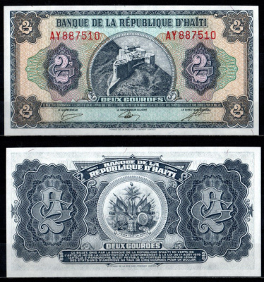 Гаити 2 гурда 1979 Pick 245 A бумага UNC (пресс) 7191-6-3-2