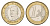 Испания 1 евро 1999 M, Хуан Карлос I (1975-2014) KM 1046 биметалл aUNC 4616-546