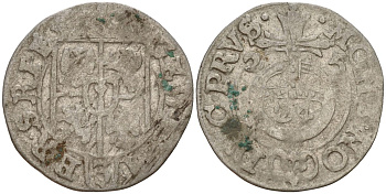 Польша 3 полкера (3 полторака - 1 крейцер) 1625 Сигизмунд III Ваза (1587-1632) Gorecki B.25, KM 41 серебро 4158-1027