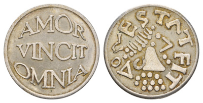 Германия медаль "Амур-Победитель" диаметр 29 мм, вес 9,3 гр медно-никель 4656-413