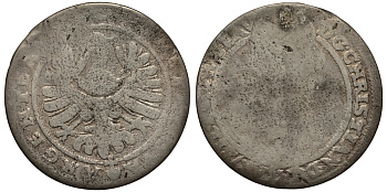 Силезия-Легница-Бжег 15 крейцеров ND Кристиан (1639-1673) серебро 413-2112