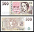 Чехия 500 крон 1997 Божена Немцова, серия D Pick 20 b бумага UNC (пресс) 451-825-1
