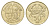 Исландия 50 крон 1987 краб KM 31 никель латунь 4695-543