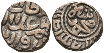 Индия 2 гани 1308 (AH711) Делийский Султанат, Alu ed-din Muhammad Shab II (1295-1315) Goron/Goenka D 233, Mitchiner 2569 биллон 192-936