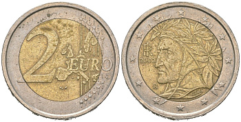 Италия 2 евро 2002 R KM 217 медно-никель 4604-1043