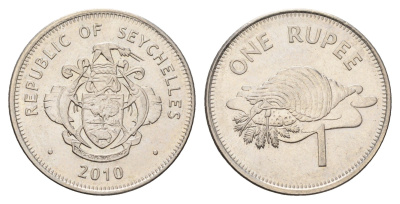 Сейшельские Острова (Сейшелы) 1 рупия 2010 KM 50.1 медно-никель UNC 4703-531