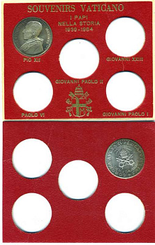 Ватикан медаль ND папа римский Пий XII (1939-1958) 1-6-4-72