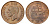 ЮАР 1 пенни 1942 Георг VI (1936-1952) KM 25 бронза 4692-144