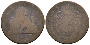 БЕЛЬГИЯ 2 САНТИМА ND KM 4.2 медь 4379-624