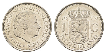 Нидерланды 1 гульден 1979 Юлиана (1948-1980) KM 184a никель UNC 4646-942