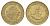 ЮАР 1/2 цента 1963 Ян Ван Рибек (1619-1677), голландский исследователь, мореплаватель, основатель Г. Кейптауна, две птички на ветке с ягодами KM 56 латунь 4704-134