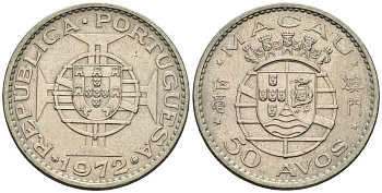 Макао 50 авоc 1972 KM 7 медно-никель 4148-315