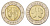 Гана 100 седи 1991 кальмар KM 32 биметалл UNC 3459-1146