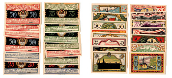 Цойленрода (Ройсс-Оберграйц) набор из 15 нотгельдов 1920-1921 2193-39-3-1