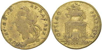 Франция жетон 1744 Людовик XVI (1774-1792), OPTIMO PRINCIPI, диаметр 24,5 мм.  латунь    210-124