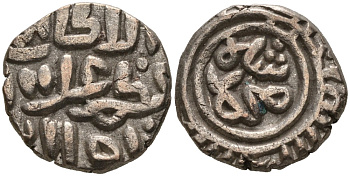 Индия 2 гани 1308 (AH711) Делийский Султанат, Alu ed-din Muhammad Shab II (1295-1315) Goron/Goenka D 233, Mitchiner 2569 биллон 192-934